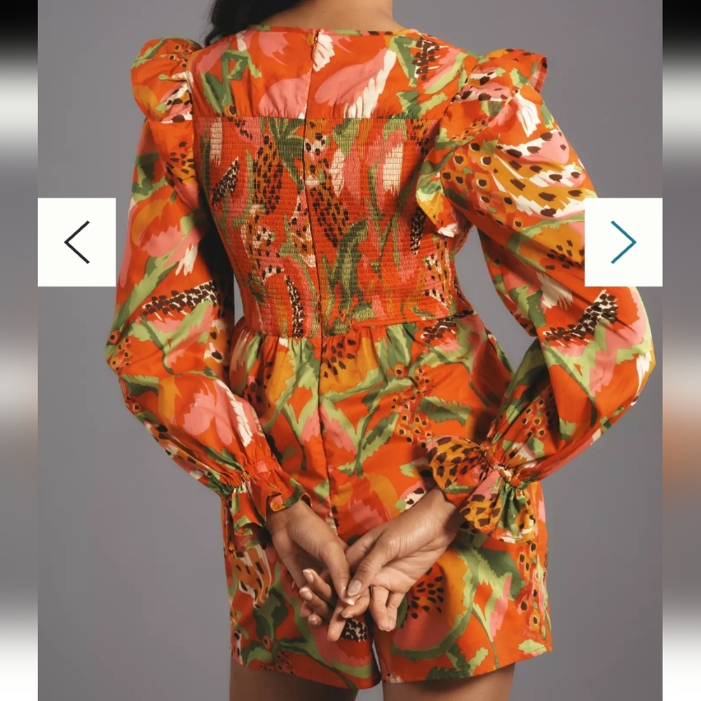 Farm Rio Long Sleeve Romper - Picture 2 of 3